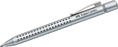 Faber-Castell Kugelschreiber GRIP 2011 M silber/144111