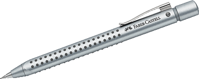 Faber-Castell Druckbleistift GRIP 2011 0.7 mm /131211 silber
