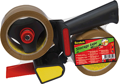 Scotch Packband 309 Promotionpack/309R2D 50mm x 66m braun Inh.2+1