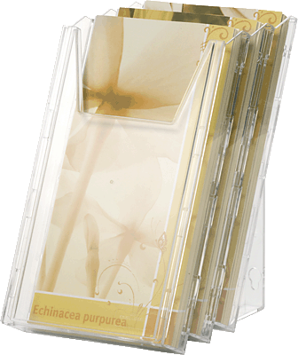 Durable COMBIBOXX L/8599-19 farblos 1/3 A4, 3 Fächer