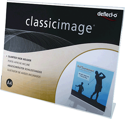 Deflecto Prospekthalter A4 quer/DE774301