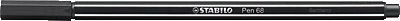 Stabilo Pen 68, Fasermaler/68/46 1 mm schwarz