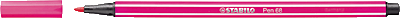 Stabilo Pen 68, Fasermaler/68/56 1 mm rosarot