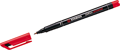 Stabilo OHPen universal Superfein/841-40 0,4 mm rot