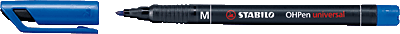 Stabilo OHPen universal Medium/843-41 1 mm blau