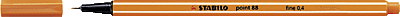 Stabilo point 88, Tintenfeinschreiber/88/54 0,4 mm orange