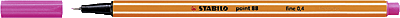 Stabilo point 88, Tintenfeinschreiber/88/56 0,4 mm pink