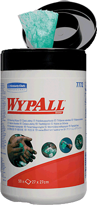 Wypall Reinigungstücher/7772 27 x 27 cm grün Inh.50