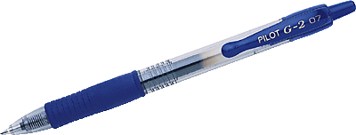 Pilot Gelschreiber G-2/2605003 0,4 mm blau