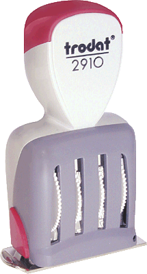 trodat Datumstempel 2910/P04/C/2910P04C6 54x30mm Eingegangen