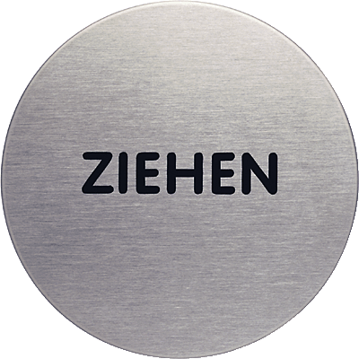 Durable Picto Ziehen/4901-61 Ø65mm deutsch neutral