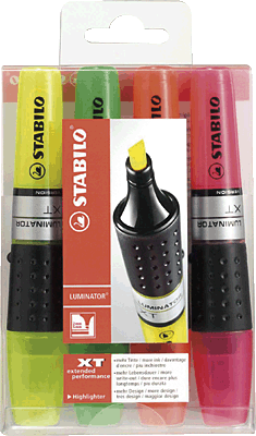 Stabilo Luminator Leuchtmarkierer/71/4 2 + 5 mm sortiert Inh.4