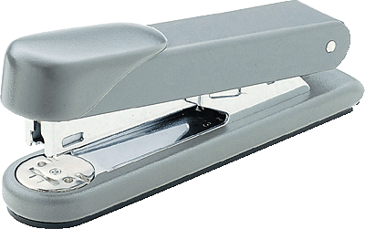 Novus Heftgerät Stabil/020-1288/grau Heftleistung 30 Blatt Einlegetiefe 6,5 cm