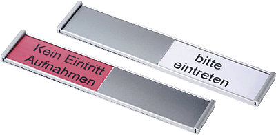 Ultradex Frei-/Belegt-Anzeiger/314577 180x36mm silber Aluminium 200 g