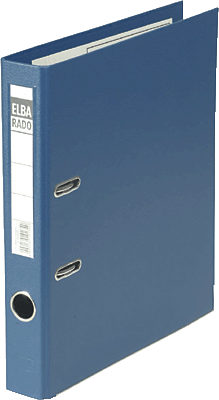Elba Ordner rado-Plast/10494BL für DIN A4 blau PVC
