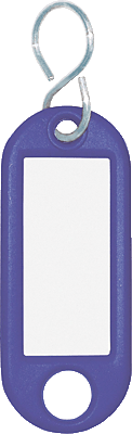 Wedo Schlüsselanhänger blau/262103403 Inh.10