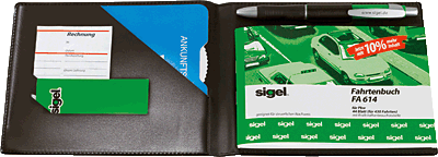 Sigel Einband für Formularbücher/EF610 für A6 q schwarz, matt