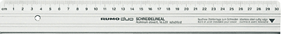 Rumold Schneide-Lineale/639-100 100 cm silber Aluminium