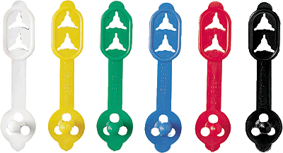 Laurel Briefknöpfe/0282-95 30/38 x 8 mm sortiert Plastik (PE) Inh.100