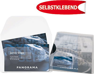 3L Visitenkartentaschen/6825-10 105x60 mm transparent Inh.10