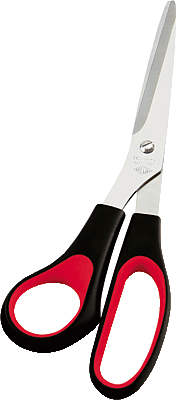 WEDO Schere Universal f. Linkshänder/97681 21cm schwarz/rot
