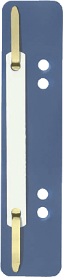 Elba Heftstreifen kurz/27591BL für DIN A4 und A5 blau PP Inh.100