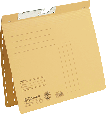 Elba Pendelhefter gelb/90451GB für DIN A4 Manilakarton (RC) 250 g/m²