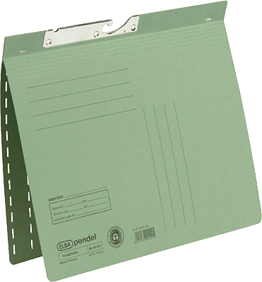 Elba Pendelhefter grün/90451GN für DIN A4 Manilakarton (RC) 250 g/m²