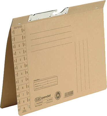 Elba Pendelhefter natron Behördenheftung/90491 für DIN A4 Natronkarton (RC) 230 g/m²