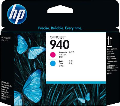 HP Druckkopf C4901A/C4901AE cyan/magenta 940 OfficejetPro 8000/8500