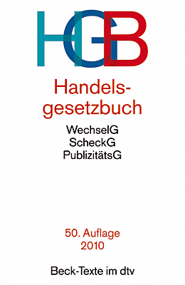 HGB Handelsgesetzbuch/9783423050029