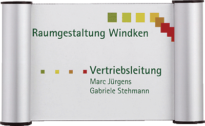 Franken Türschilder mit Cliprahmen/BS0602 115x180mm