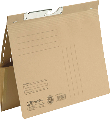 Elba Pendelhefter/90483 für DIN A4 natron Natronkarton 230 g/m²