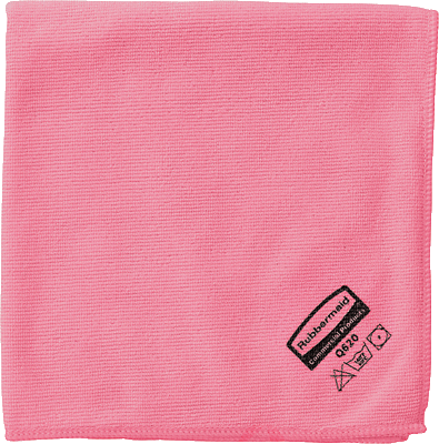 Rubbermaid Mikrofaser-Allzwecktuch/Q620-00-RD00 rot/rosa