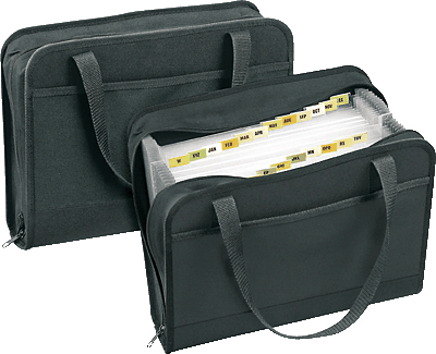 Veloflex Fächertasche/4446880 für DIN A4 schwarz