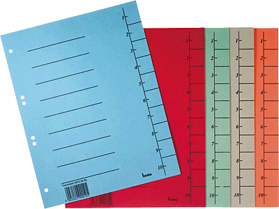 Bene Trennblatt/97300 sortiert A4 Inh.100