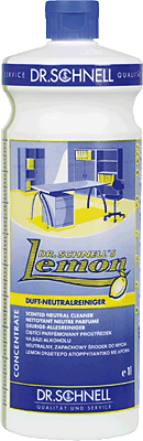 Dr. Schnell Bodenreiniger Lemon /50056/50343 Inh.1000 ml