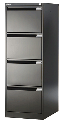 Bisley Hängeregistraturschrank 1-bahnig/3643833 H1321xB413xT622 mm schwarz