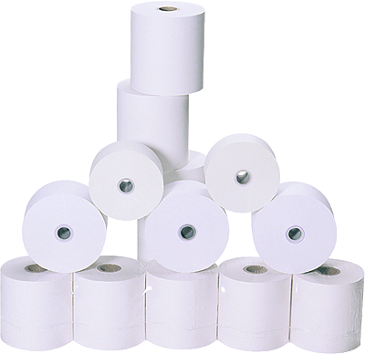 Heipa Kassenrollen 1-fach/F721816 58 x 50 x 17,5 / 20  m weiß 60g/qm Inh.5