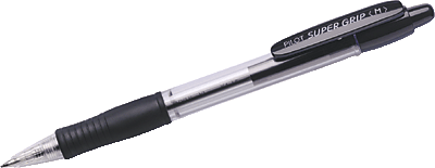 Pilot Kugelschreiber Super Grip/2030001 schwarz medium