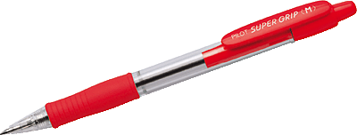 Pilot Kugelschreiber Super Grip/2030002 rot medium