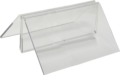 Deflecto Prospekt/Menü-Halter /DEM100YTCRY 100 x 80 x 38 mm glasklar Menü-Clip 100x80x38 mm