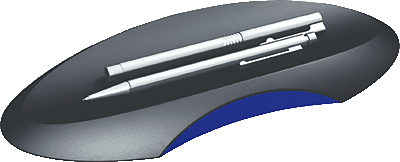 HAN Stifteschale DELTA/1750-34 246 x 106 x 22 mm schwarz/blau