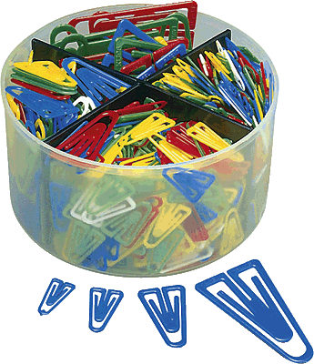 Laurel Plastiklips SET/0813-98 21/25/35/60 mm Plastik (PS) Inh.650