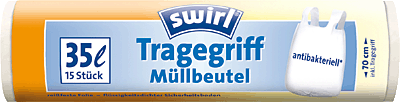 Swirl Müllbeutel, antibaketeriell/4006508140527 35 l Inh.15
