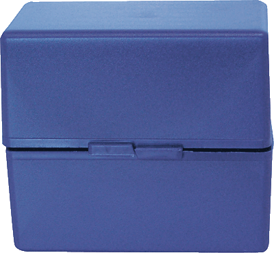 M&M Karteikasten A7/66040356SP A7 / 112x64x97 mm nachtblau leer