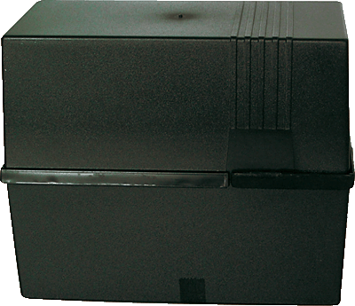 M&M Karteikasten A6/66060301SP A6 / 156x80x130 mm schwarz leer