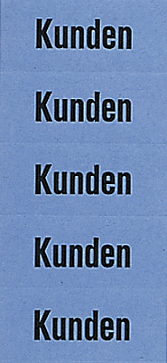 Inhaltsschilder Selbstklebend/05895 Kunden Inh.100