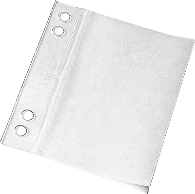 Veloflex Doppel-Heftfix/2006050 6 x 10 cm glasklar PVC Inh.10