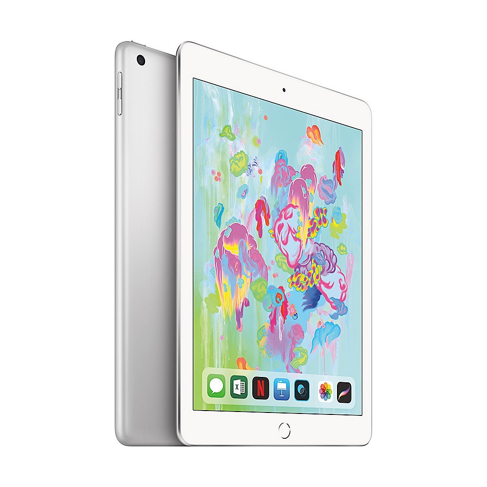 Apple iPad 9,7" 2018 Wi-Fi + Cellular 128 GB Silber